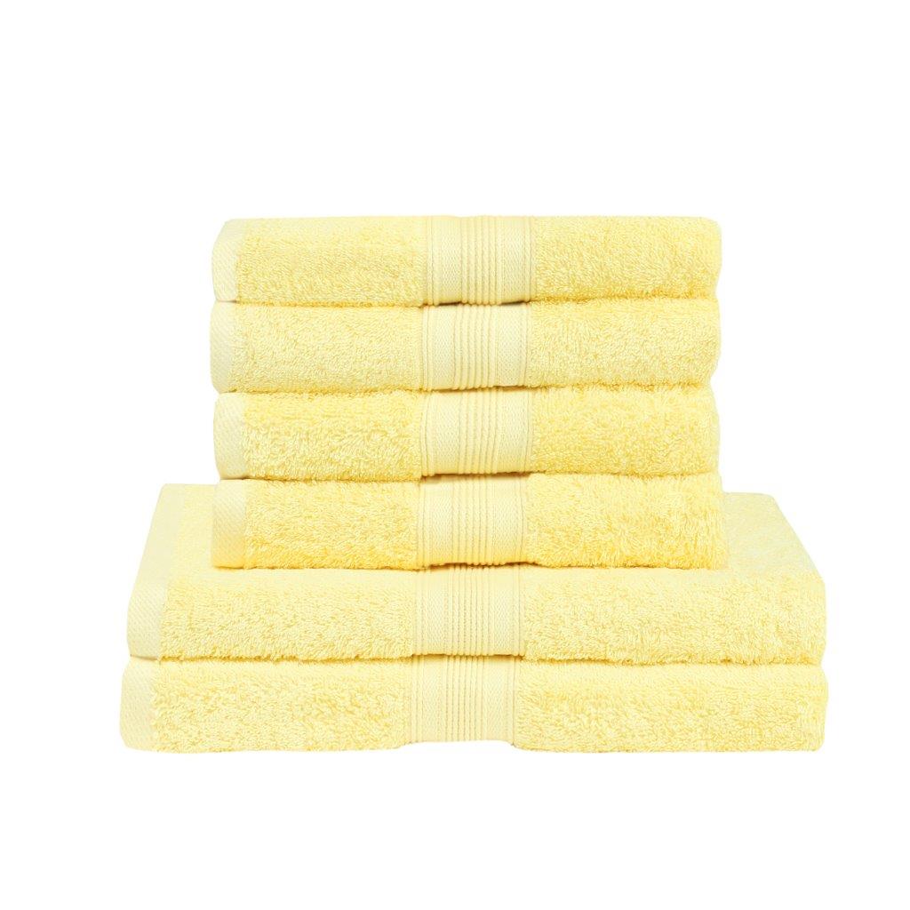 Frottee Handtücher - 6er Set (2 Duschtücher & 4 Handtücher) – HL-Kauf