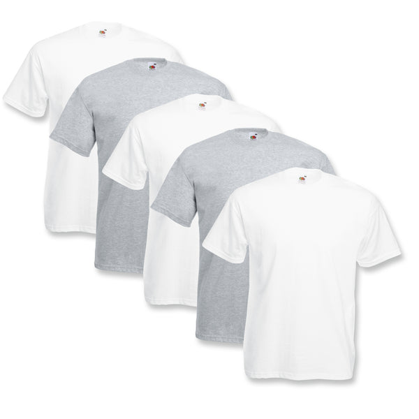 Fruit Of The Loom - Valueweight T-Shirts - 5er Farbset B1-B16
