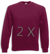 Fruit Of The Loom - Raglan Sweatshirt - 2er Set's