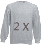 Fruit Of The Loom - Raglan Sweatshirt - 2er Set's