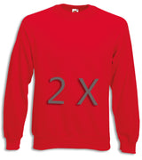 Fruit Of The Loom - Raglan Sweatshirt - 2er Set's