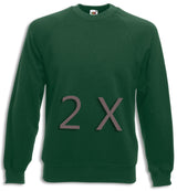 Fruit Of The Loom - Raglan Sweatshirt - 2er Set's