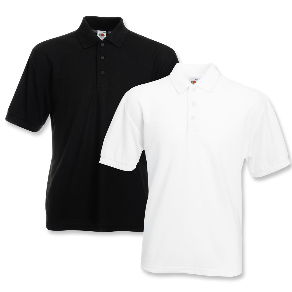 Fruit Of The Loom - Pique 65/35 Poloshirt - 2er Set's gemischt