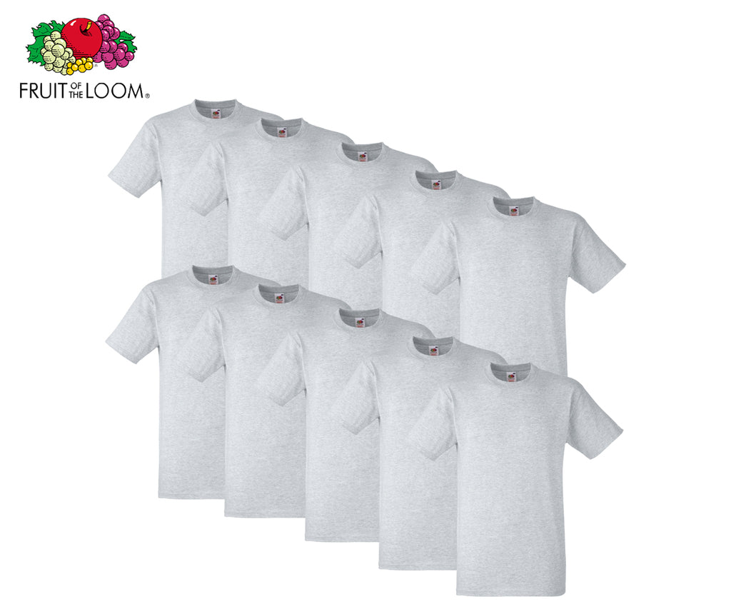 Fruit Of The Loom - Heavy Cotton T-Shirt - 10er Set einfarbig