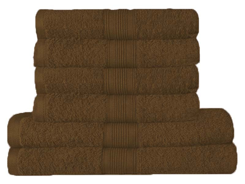 Frottee Handtücher - 6er Set (2 Duschtücher & 4 Handtücher) – HL-Kauf | Handtuch-Sets