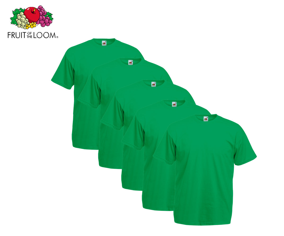 Fruit Of The Loom - Valueweight T-Shirt Flaschengrün