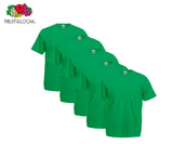 Fruit Of The Loom - Valueweight T-Shirt Flaschengrün
