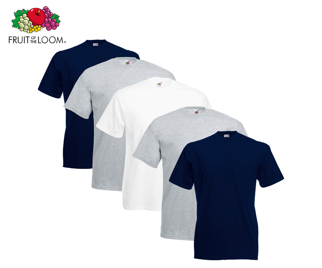 Fruit Of The Loom - Valueweight T-Shirts - 5er Farbset B17-B20